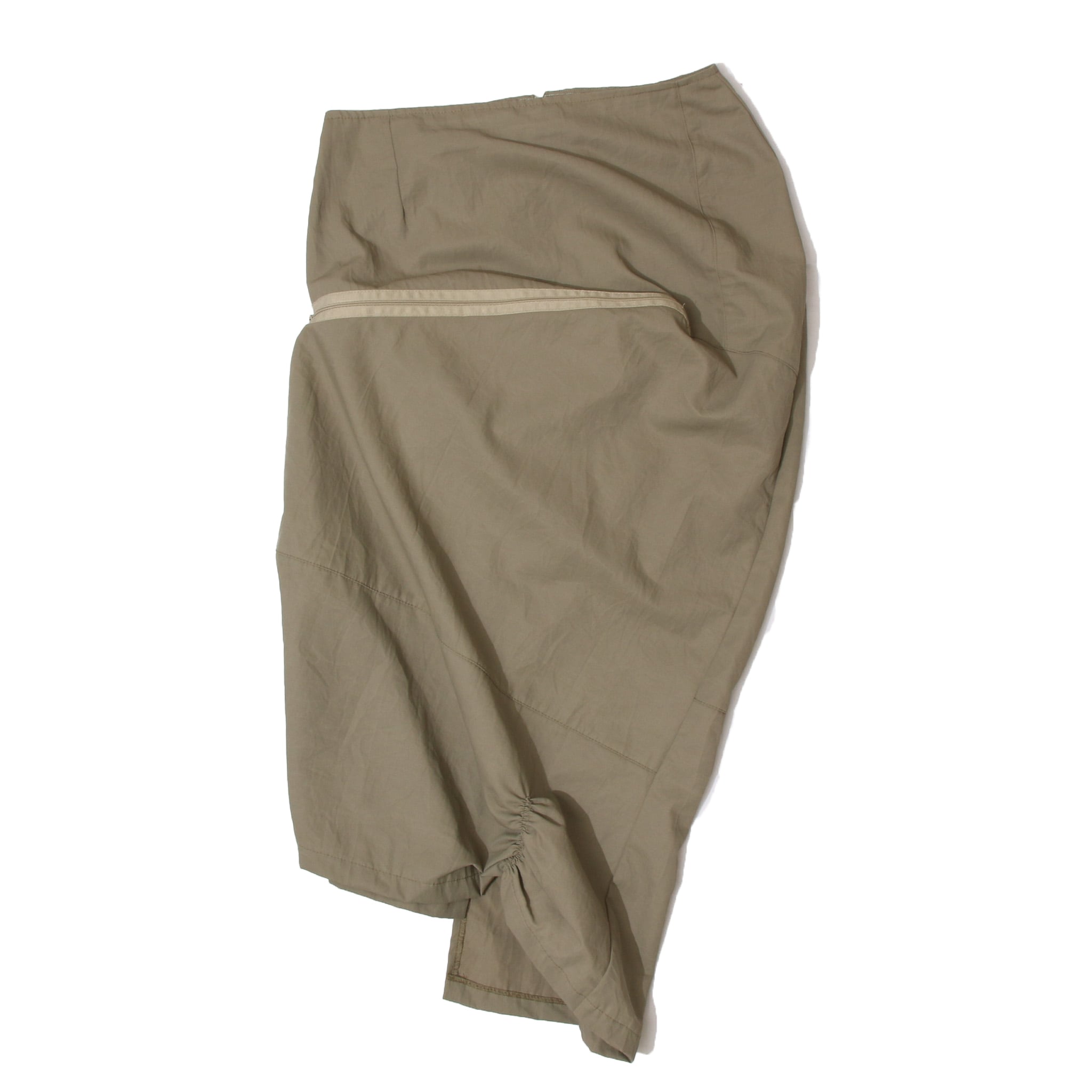 GeorgesFranck 90sVintage Euro ZipPolyCottonLongSkirt