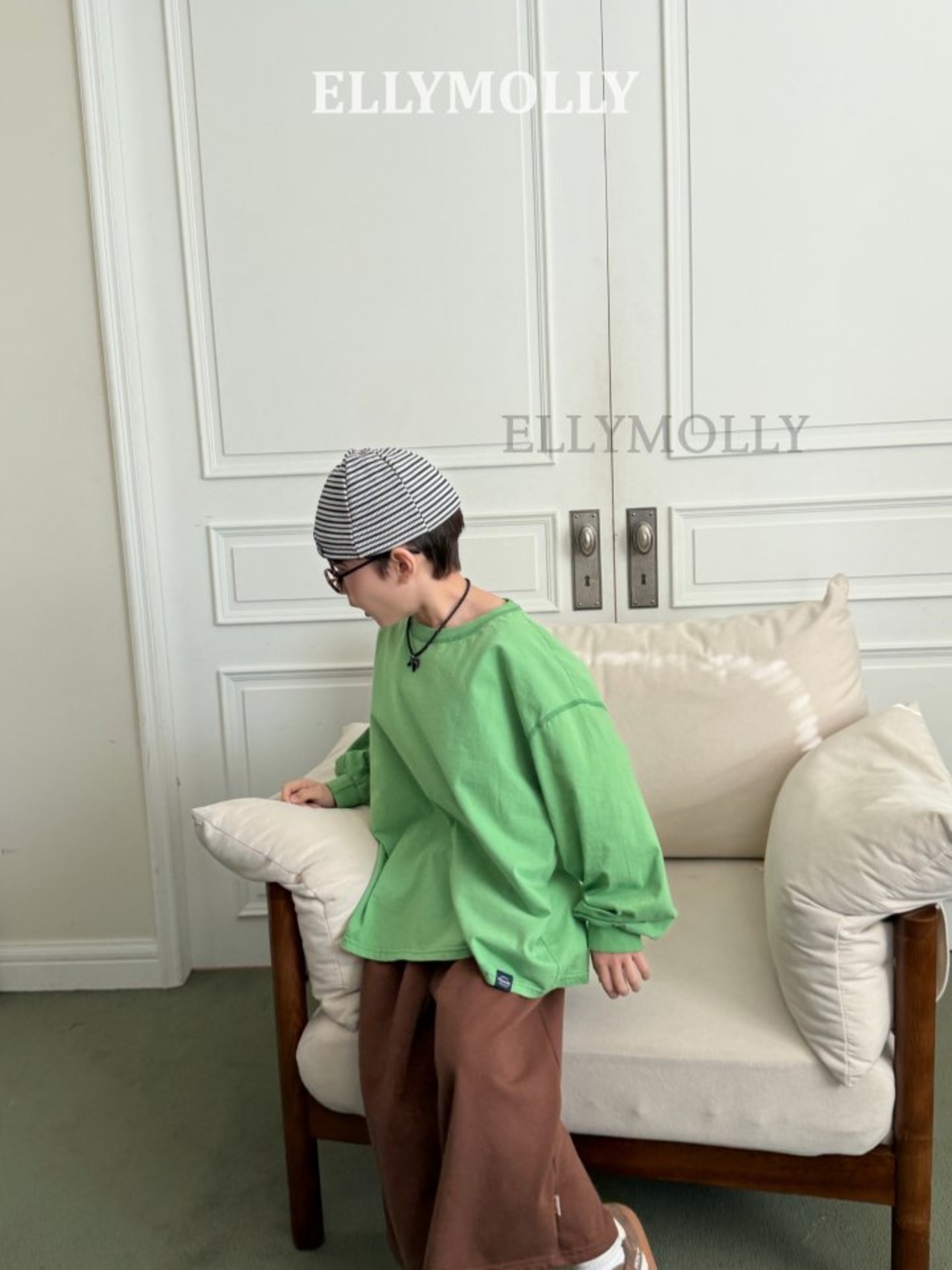 [ELLYMOLLY] All Day Ribbed Beanie / [엘리몰리] 올데이골지비니
