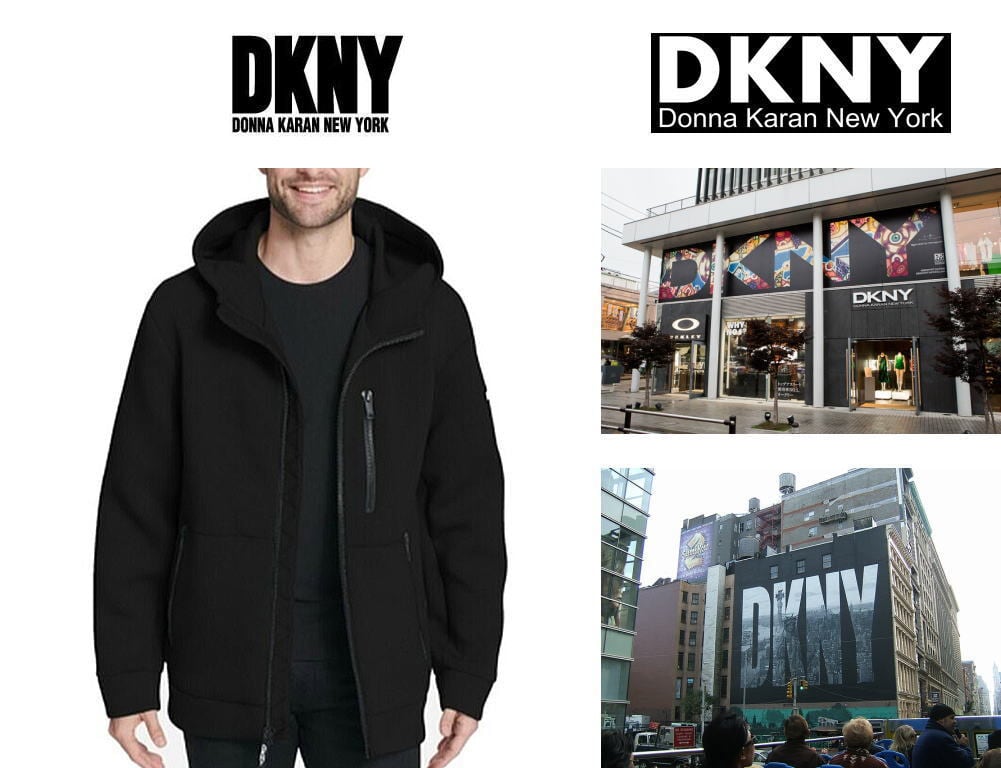 送料無料】DKNY ダナキャランニューヨーク NEOPRENE SCUBA LOGO HOODY