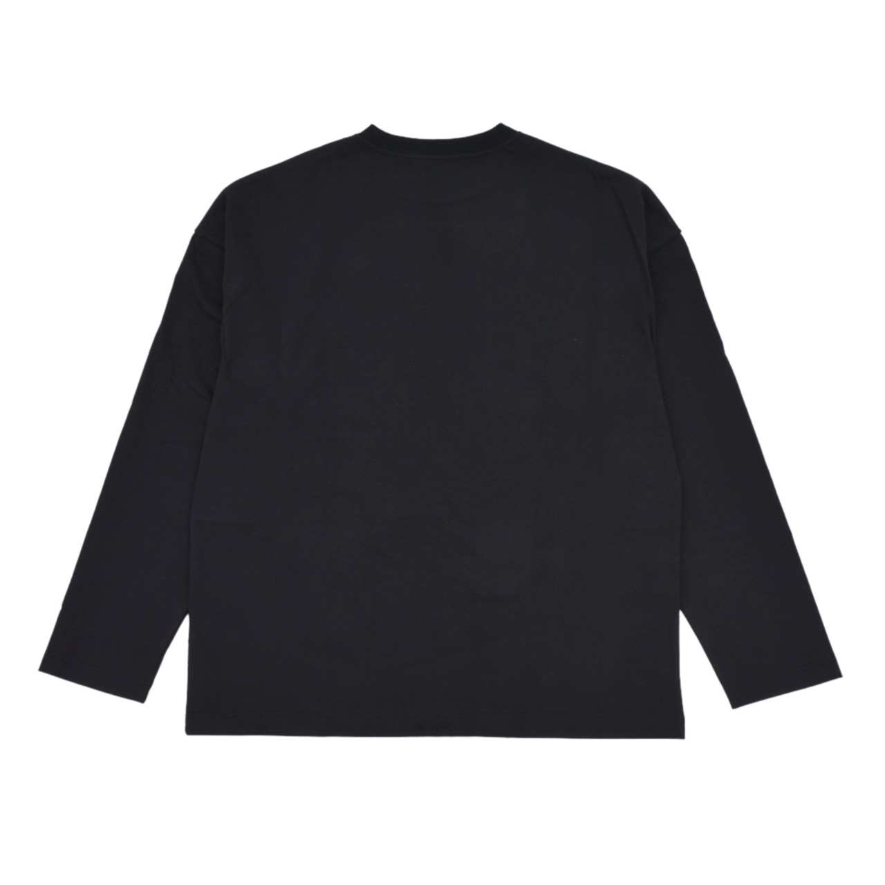 【WE11DAM】BLACK UNIVERSITY LOGO LONG-SLEEVED T-SHI - 3
