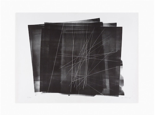 Hans Hartung - L 1966-1, 1966 Edition [1969] Framed