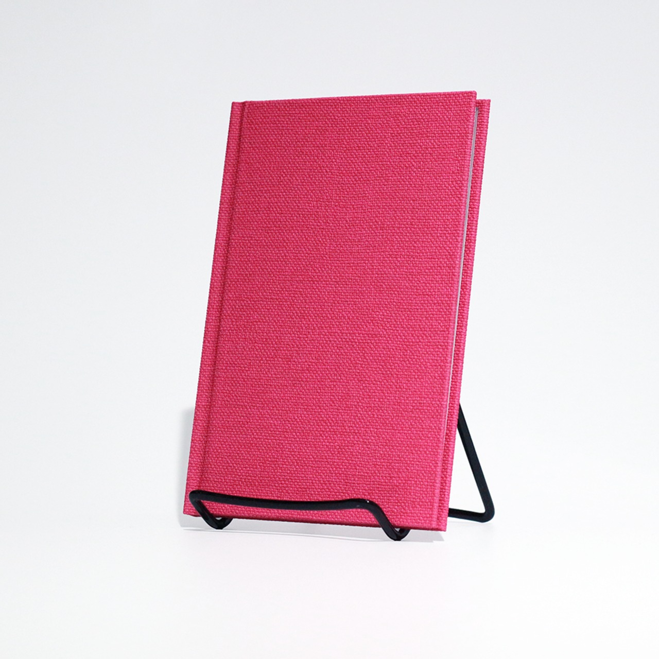 Multi-log note - 【ドット方眼・五段階評価】北欧ピンク / A6変形 / ハードカバーノート