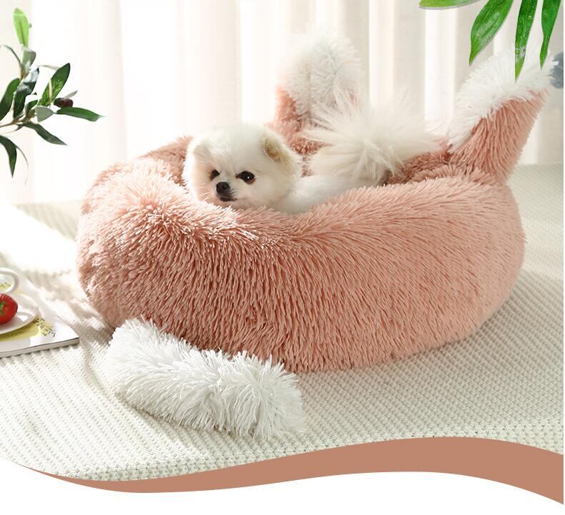 秋冬新作ペットベッド ふわふわマット クッション 犬 猫 洗える 滑り止め 通気性 暖かい