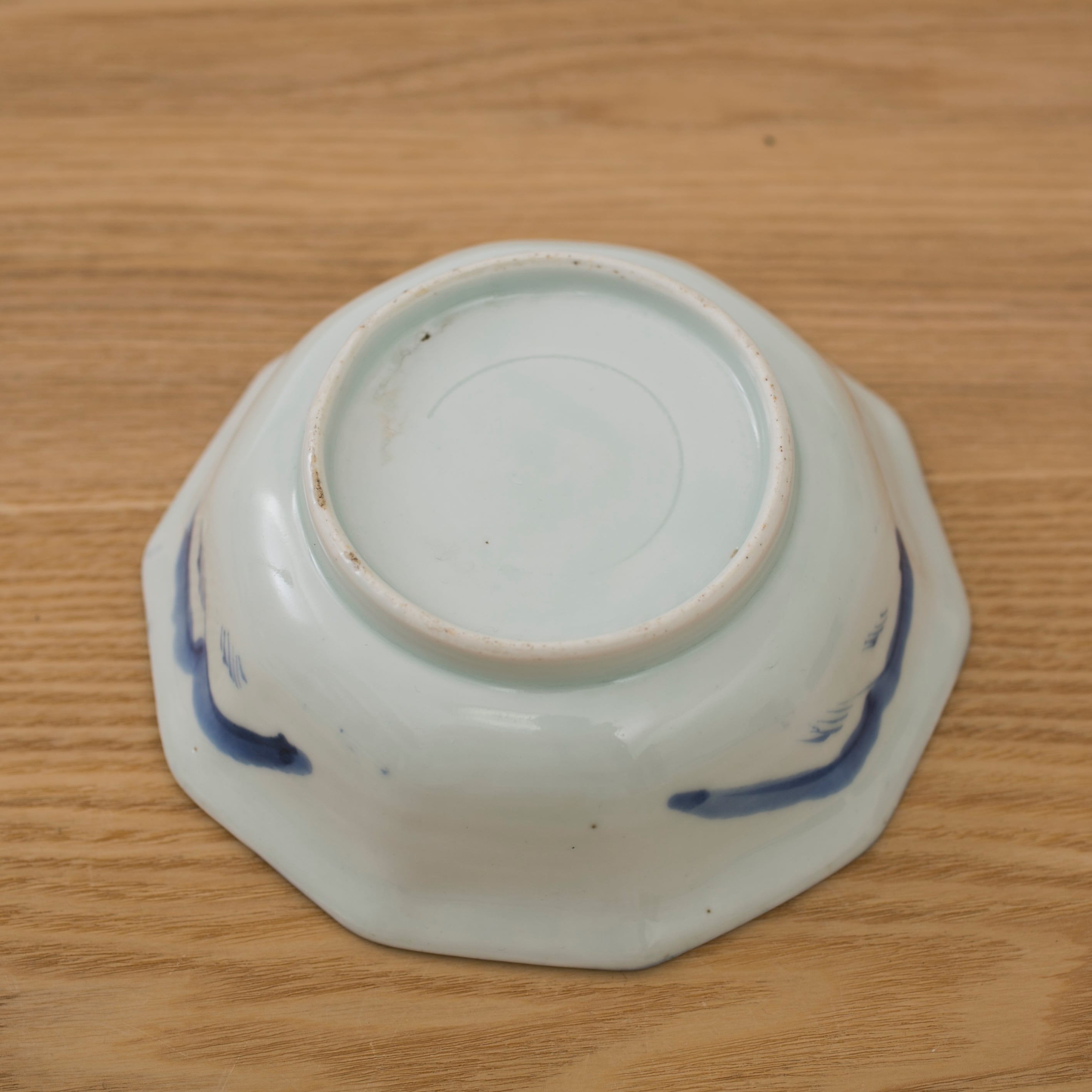 伊万里 古伊万里 染付 なます皿 鳥文 10角 十角形 膾皿 和食器 和骨董
