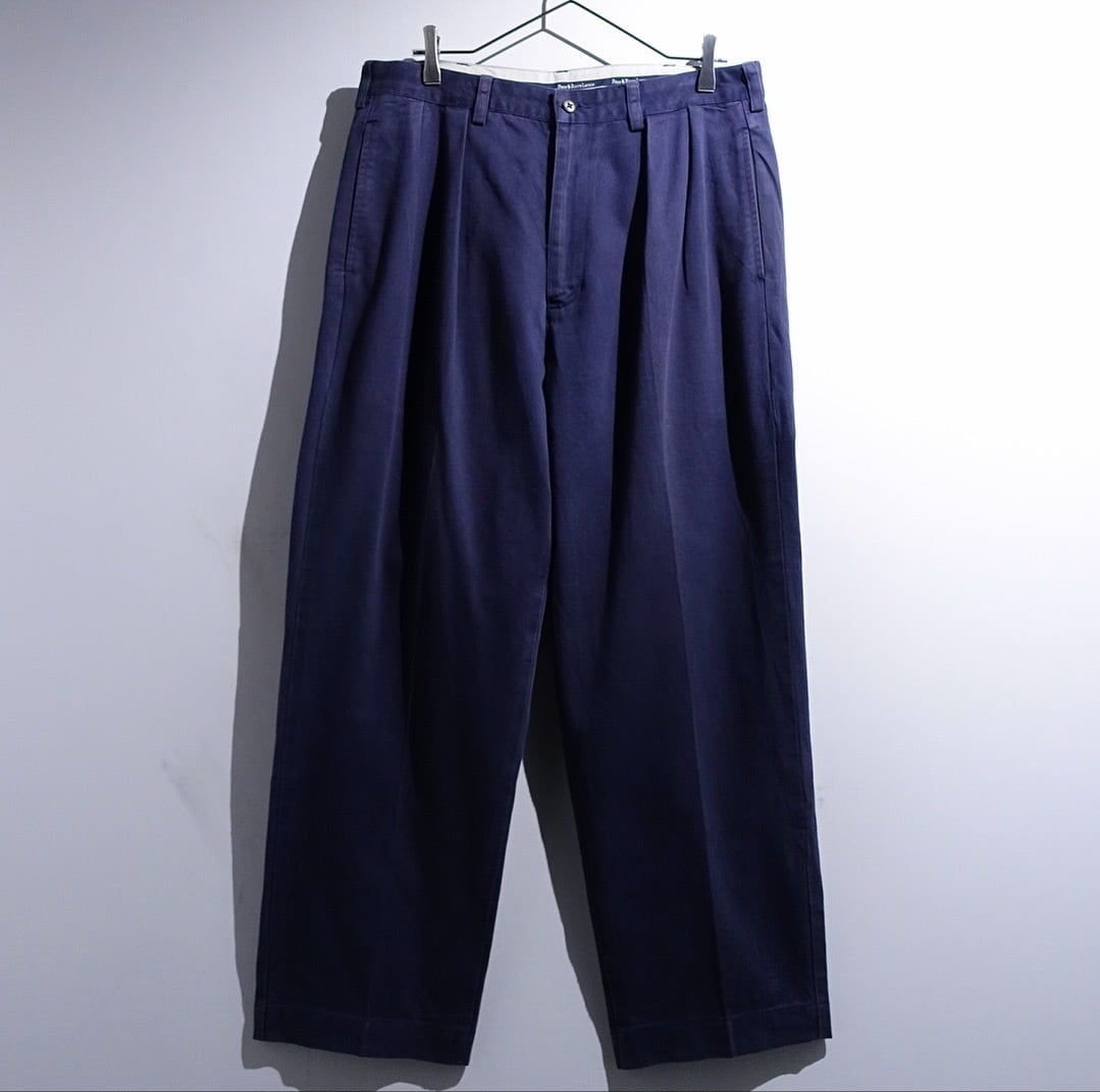 "Ralph Lauren" Navy 2-Tuck ANDREW PANTS