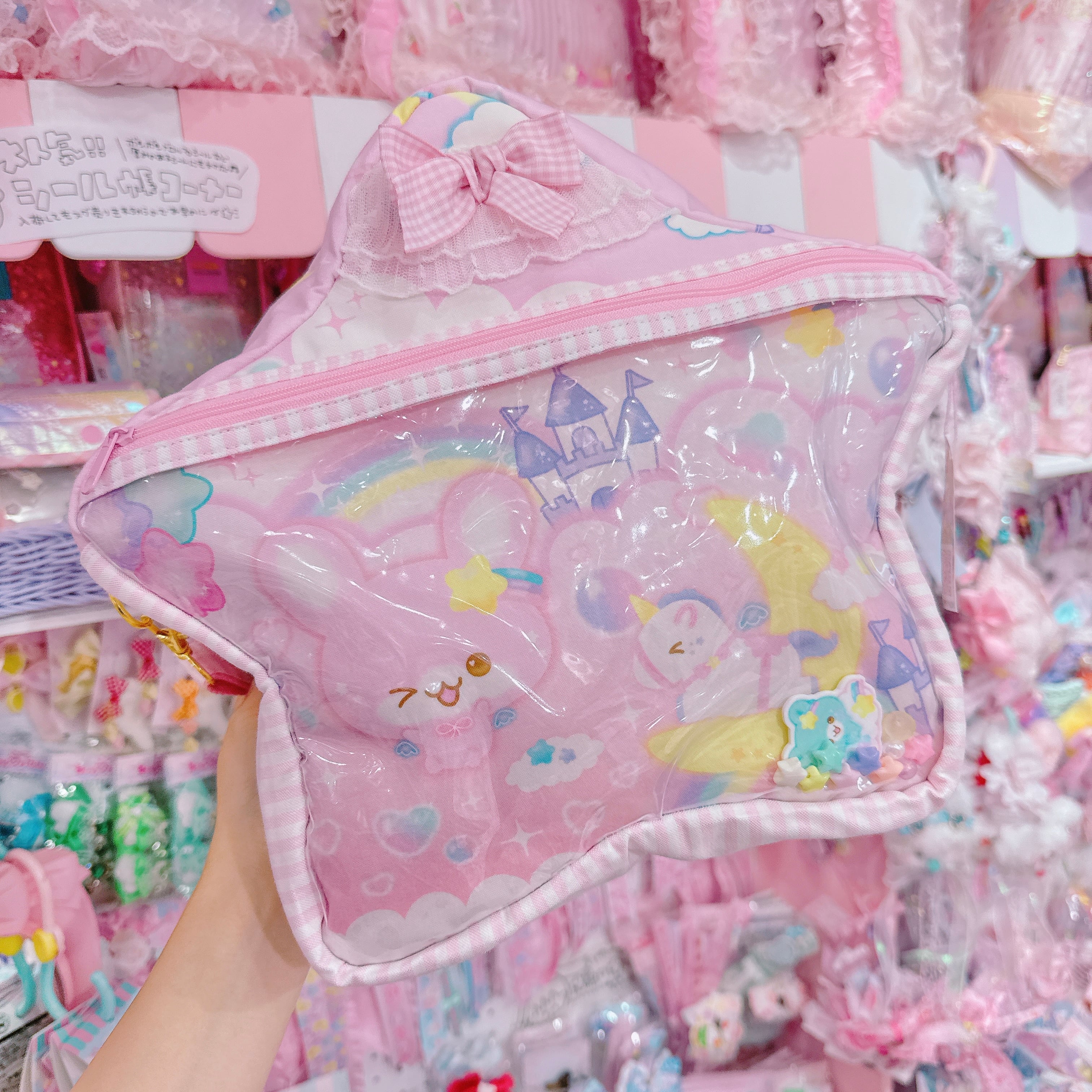 【F1】66-23おほしさまリュック&ショルダー2wayバッグ