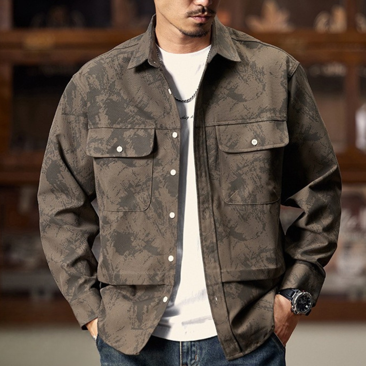 【Modern Work】ワークシャツ　TB1963・画像2