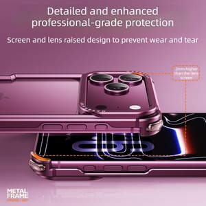 ■iPhone 18 Pro/18 Pro Max■ Aluminum Alloy Minimal Bumper Case / アルミニウム アロイ ミニマル バンパー スマホケース