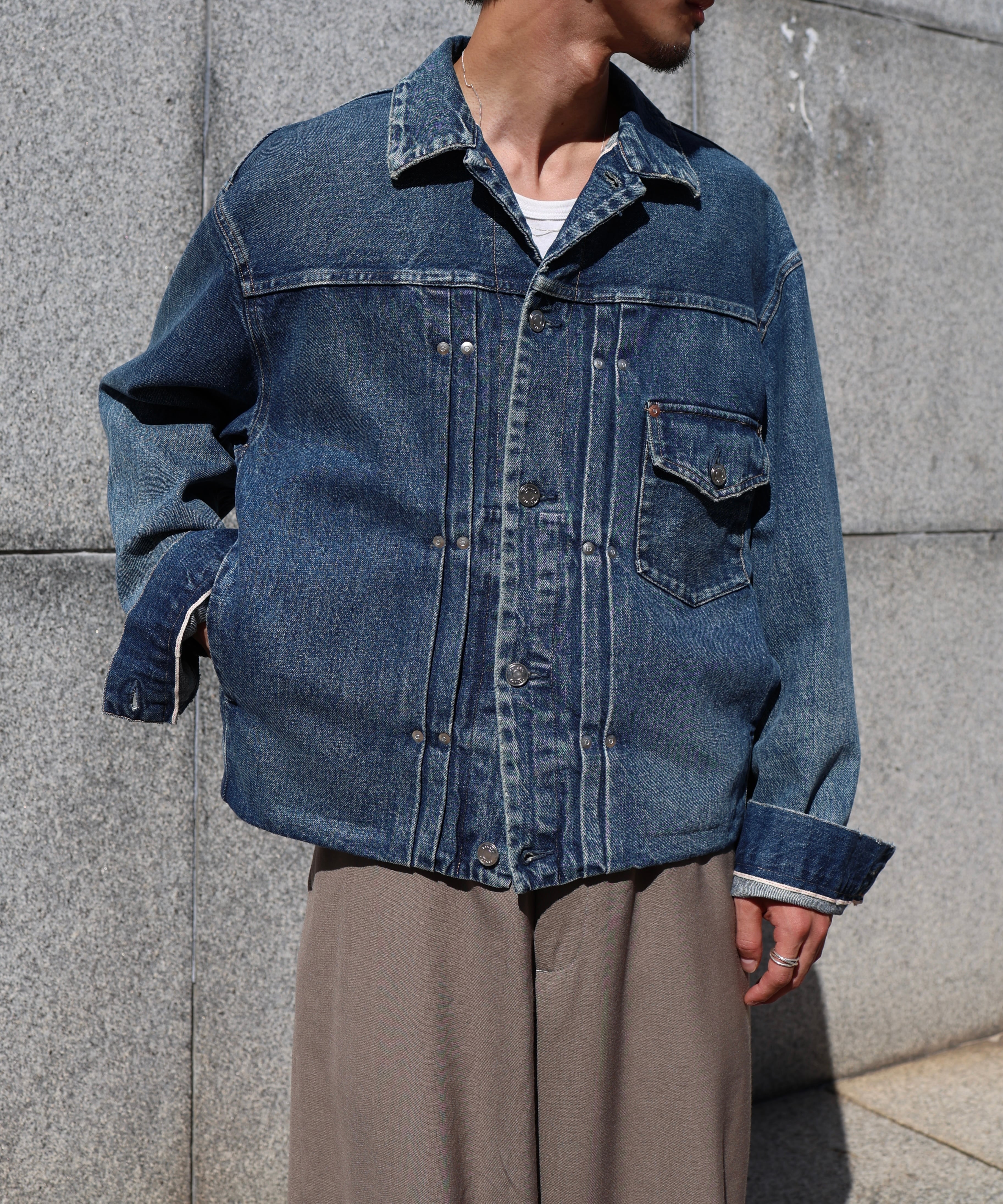 TANAKA / ST-45 THE JEAN JACKET (VINTAGE BLUE) | AfterSchool