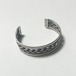 Vintage 925 Silver Buraided Cuff Bracelet Made In Mexico