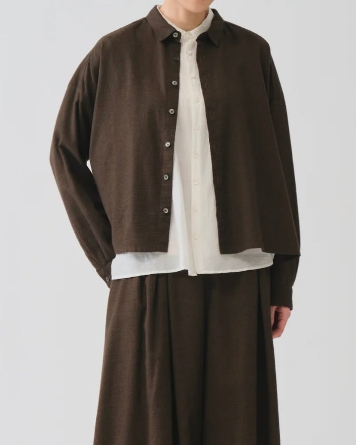 pas de calais/check blouse