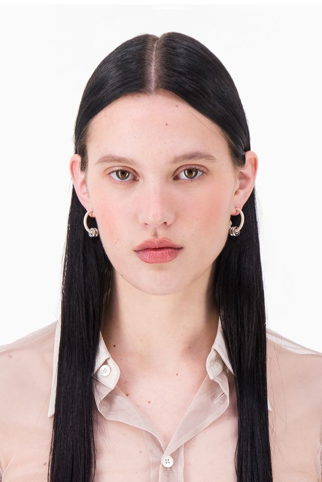 Alan lacquer earrings 32JC02WILLY2 (IVORY) Alan lacquer earrings 32JC02WILLY2 (IVORY)