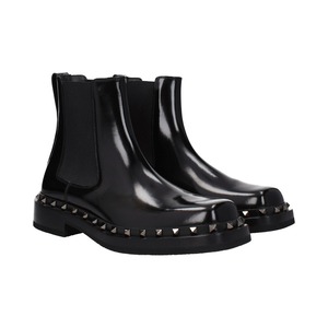 VALENTINO GARAVANI ヴァレンティノガラヴァーニ メンズ アンクルブーツ レザー ブラック