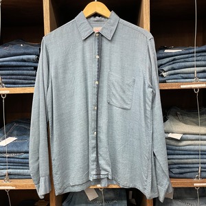 1960’S BRENT BLUE RAYON SHIRT