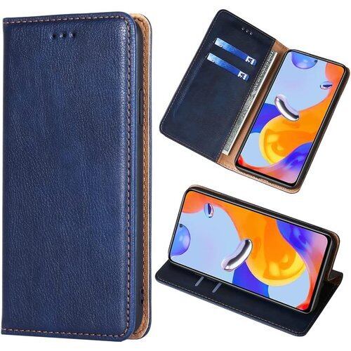 Redmi Note 11 pro ケース 手帳型 Xiaomi Redmi Note 11 proケース 手帳型 スタンド機能 カード収納 PUレザー 軽量 落下防止 衝撃吸収 全面保護 財布型 マグネット Redmi Note 11 pro 携帯カバー ブルー 1196