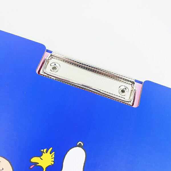 スヌーピー 2つ折りクリップボード(A4) ネイビー 文具 ファイル SNOOPY