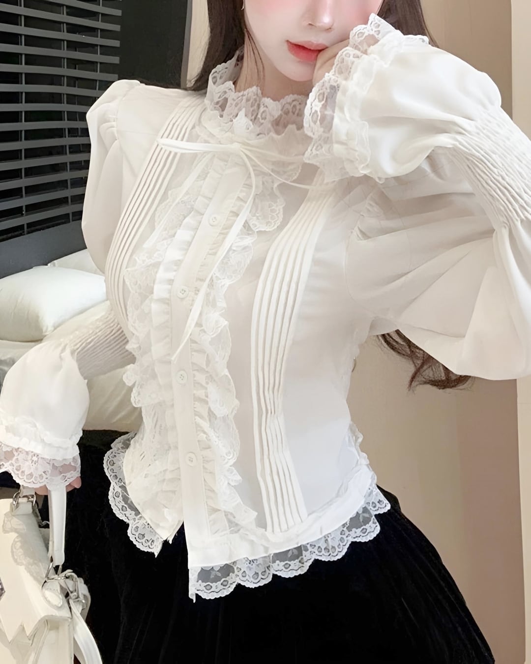 パレススタイルレースブラウス 24WP10062