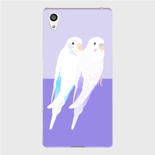 Xperia Z5 セキセイインコ パイド&ライラック