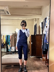 made in Italy ネイビーオールインワン