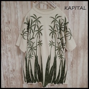 KAPITAL キャピタル 刺繍 椰子 Tシャツ size：2
