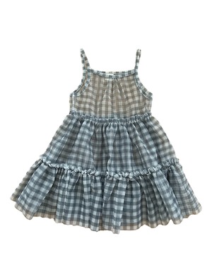 mesh check one-piece