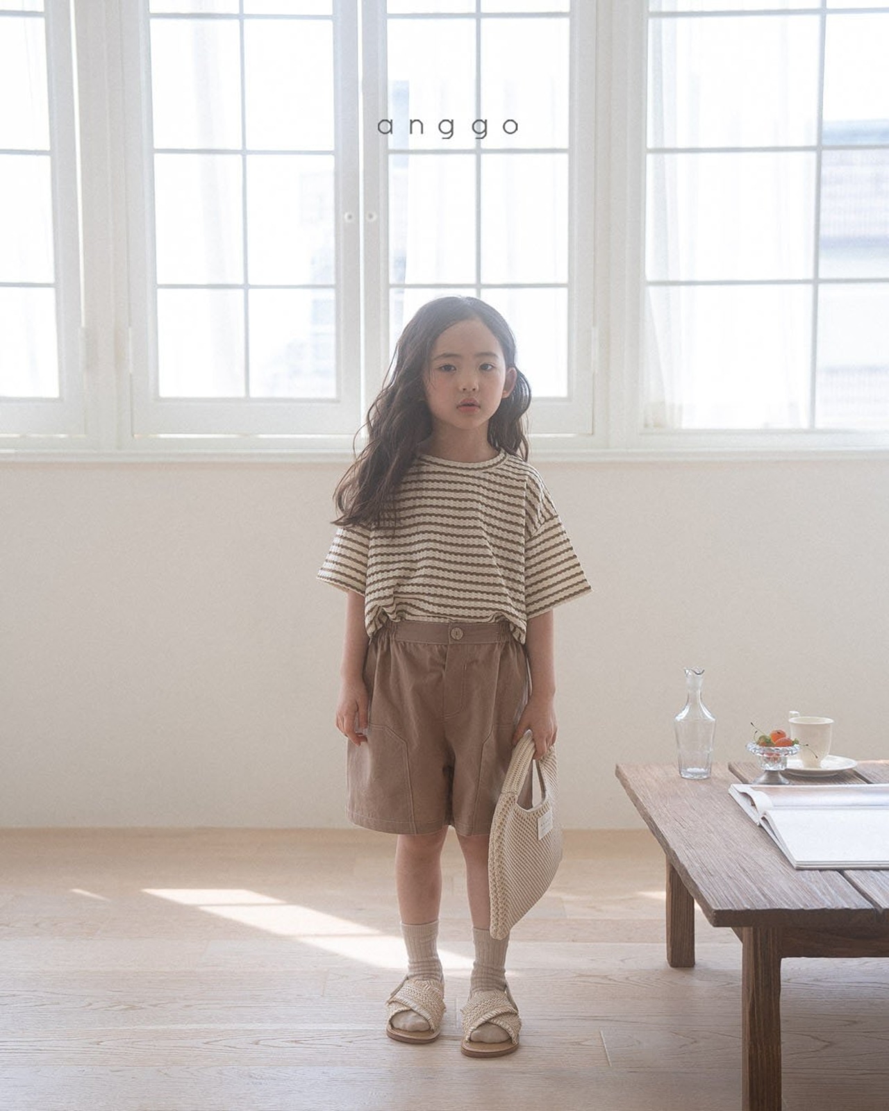 【anggo】チアバターパンツ ブラウン 90〜110cm - 8