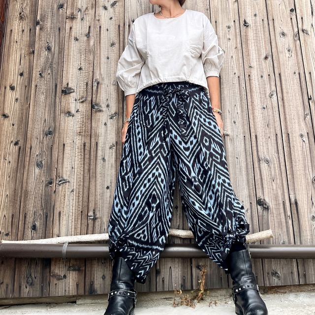 アジアンラップパンツ