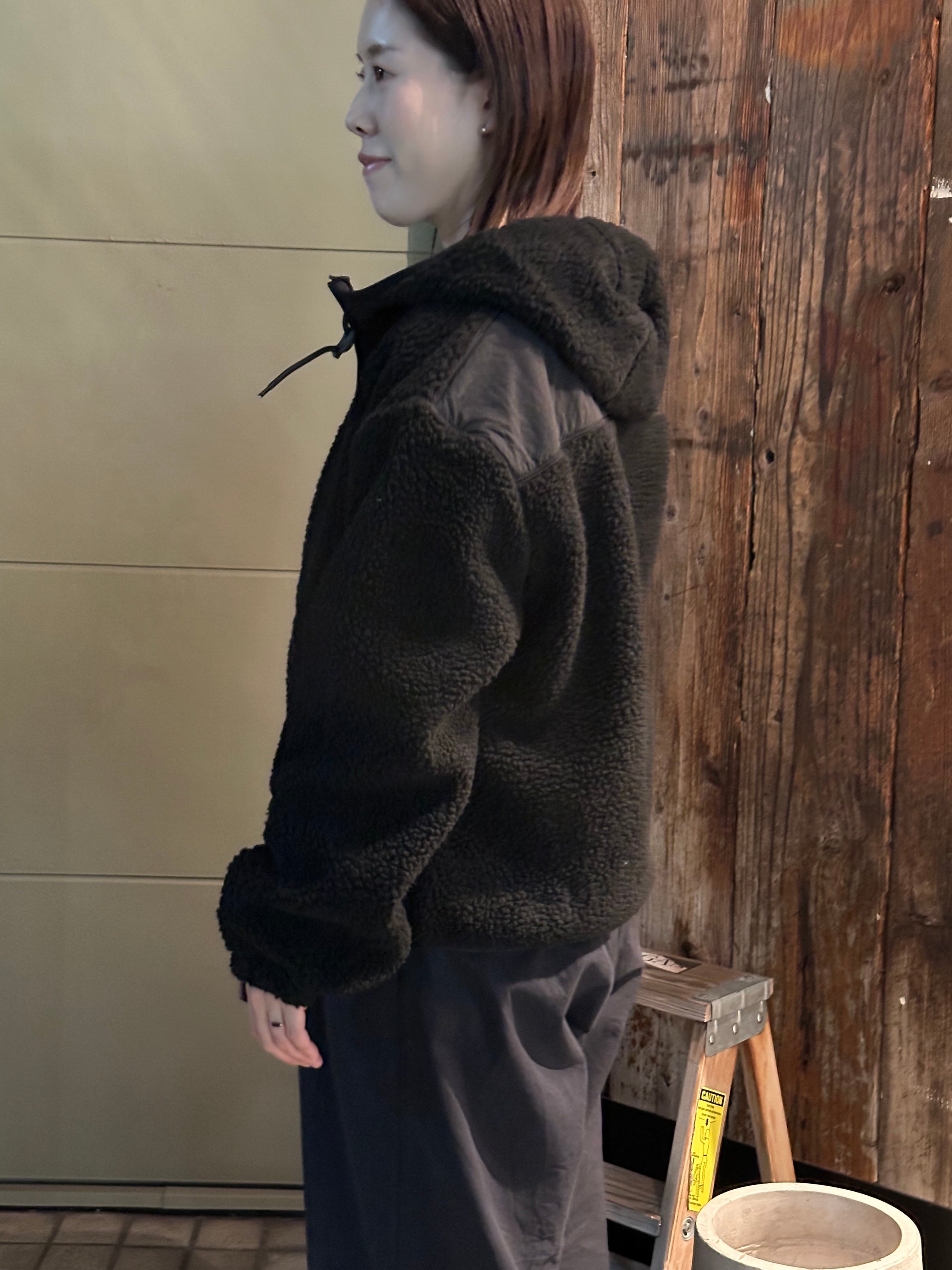 NANGA ナンガ BOA FLEECE FULL ZIP PARKA W ボア フリース フルジップ
