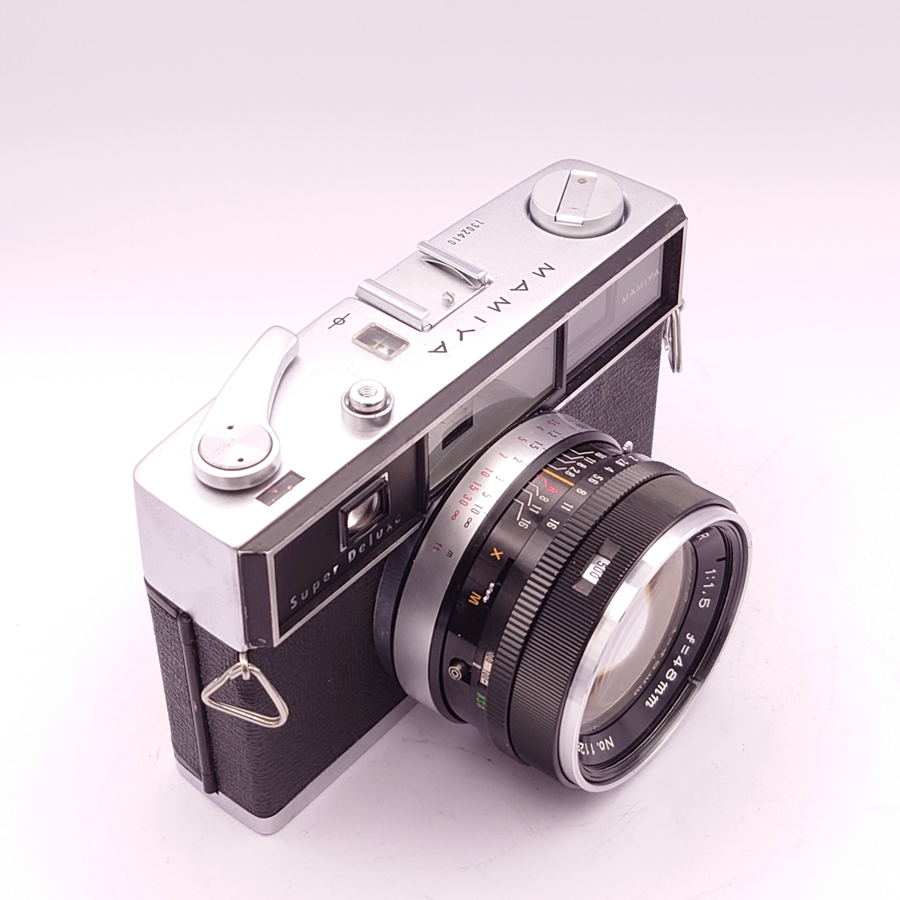 整備済み】 MAMIYA Super Deluxe SEKOR 48mm F1.5 大口径 コンパクト