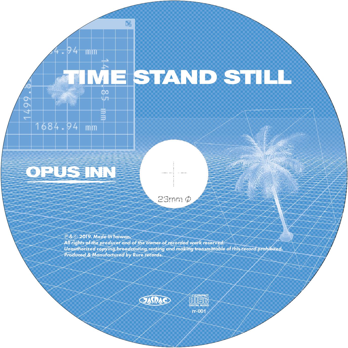 【CD】Opus Inn 3rd EP『Time Stand Still』