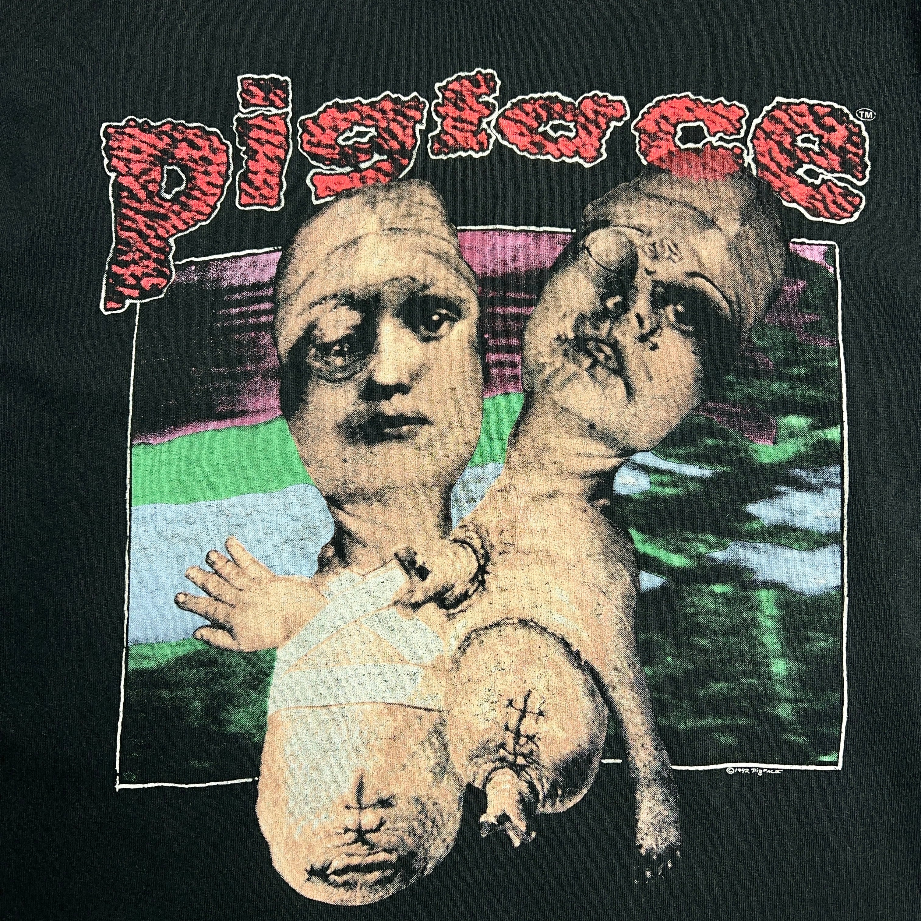 ま*様 90s undercover 初期　Tシャツ　fenderモチーフ　fu 90's pigface 