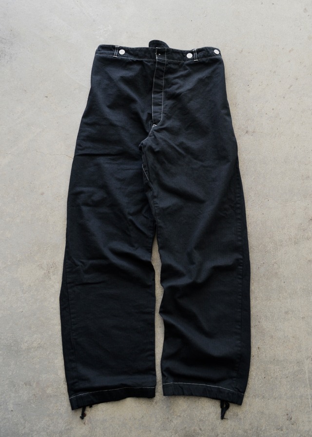 VENTITANK PROJECT GERMAN ARMY 1990's COSTOM HIRINGBONE WORK PAINTER DYED BLACK DEAD STOCK ドイツ軍 ヘリンボーンペインター