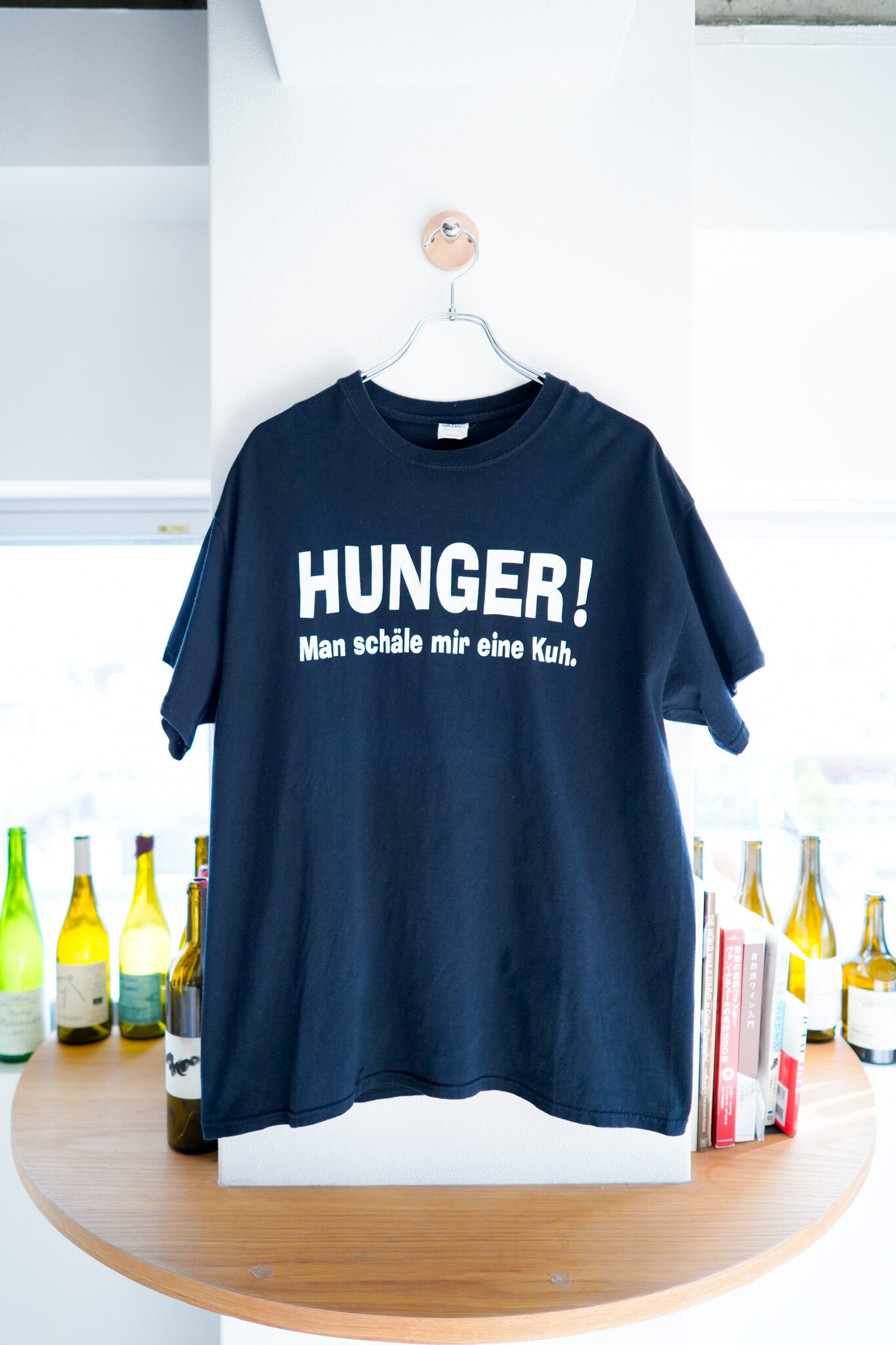 【1980-00s】’HUNGER!’ Printed Vintage T-Shirt /5-249