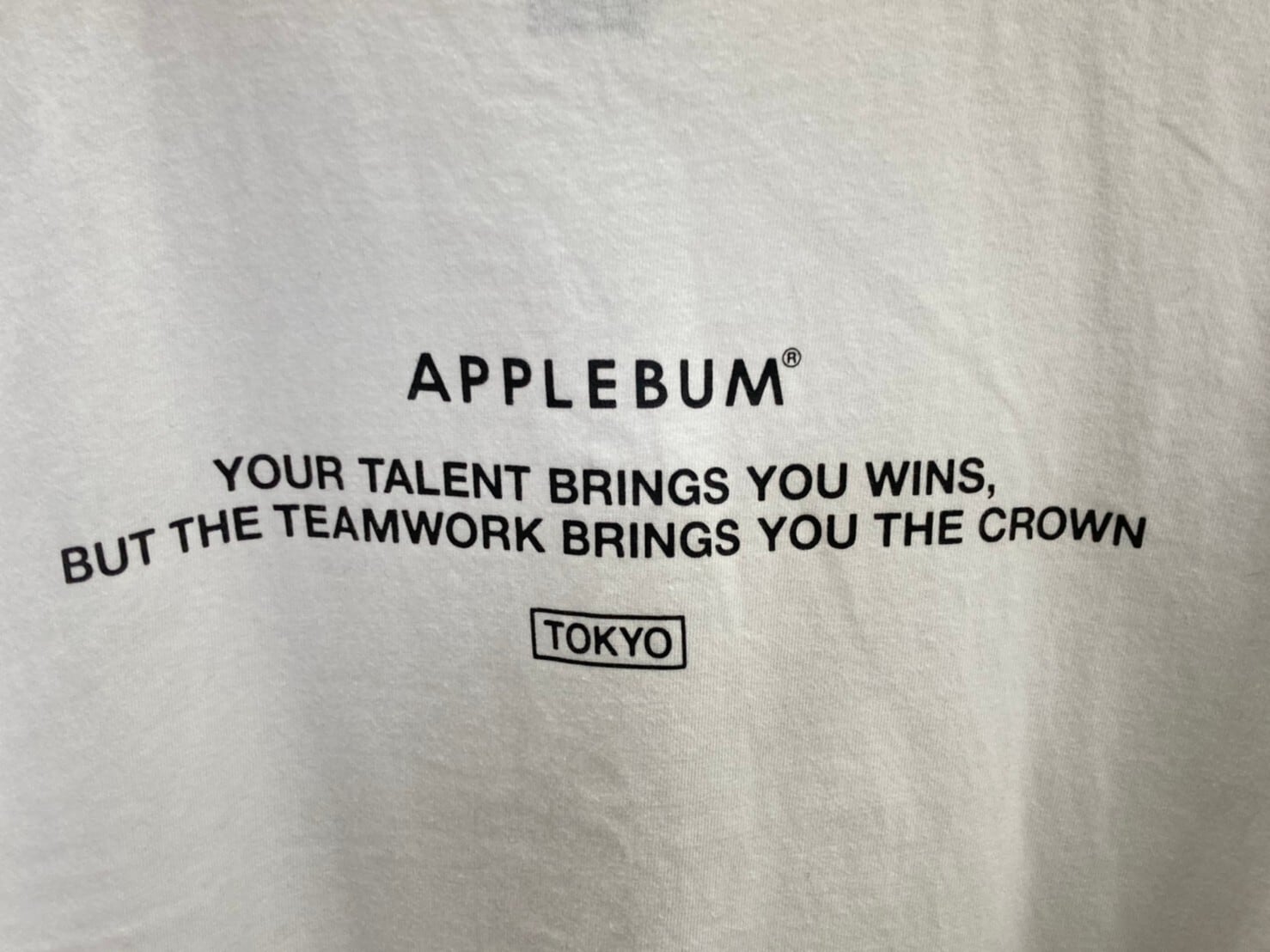 APPLEBUM DANKO 10 T-SHIRT WHITE XL 60KE5422 | BRAND BUYERS OSAKA