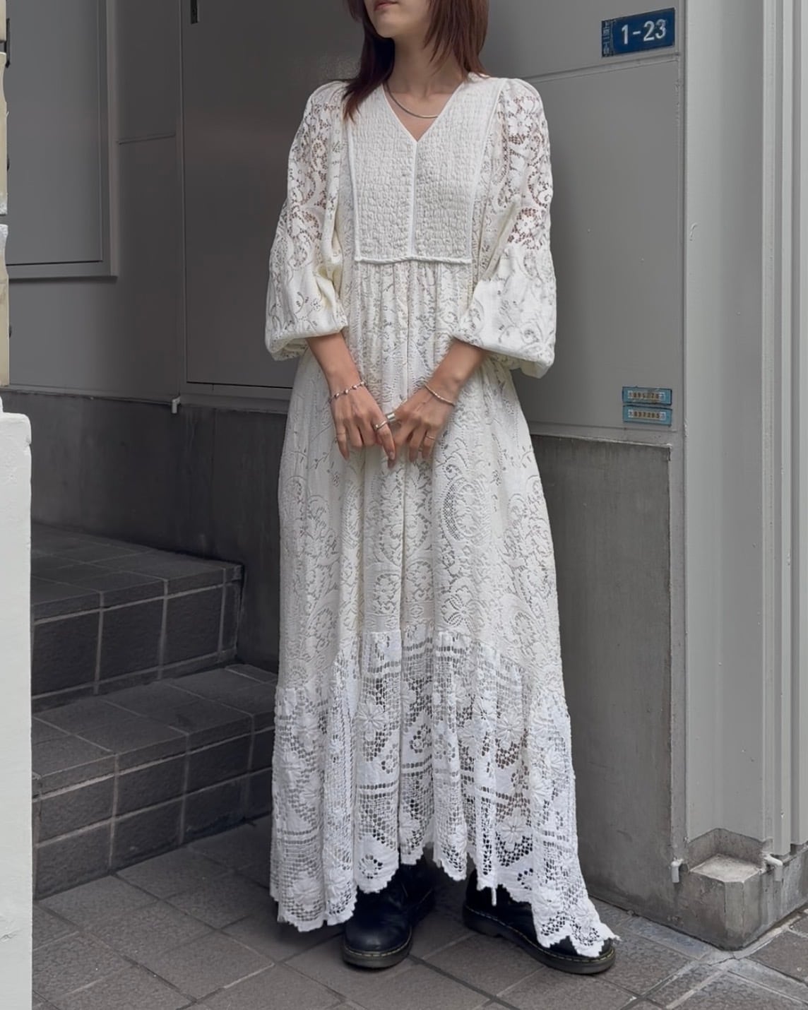 original remake euro antique lace dress | CaNARi Vintage