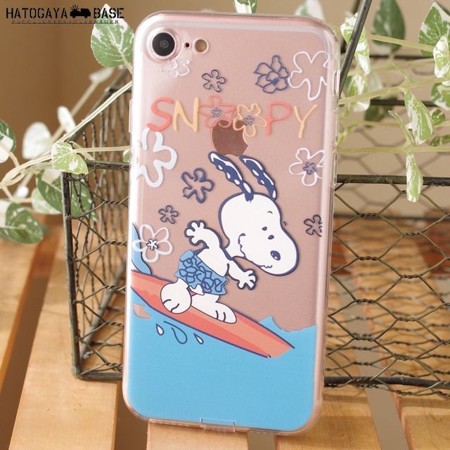 スヌーピーiPhone8/iPhone7ケース SURF SNOOPY [I7SSNT13]