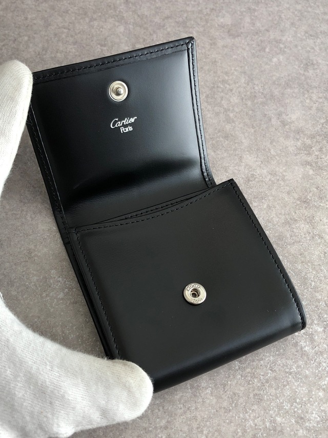 Cartier カルティエ パンテール コインケース ブラック レザー 小銭入れ vintage ヴィンテージ オールド ezjpvn