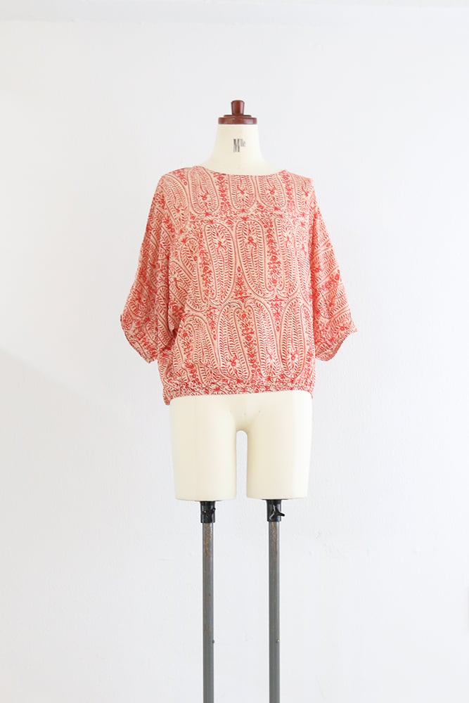 ペイズリーリボントップ/ Paisley Ribbon Top(W26S2012H)