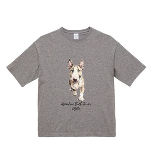ミニチュア・ブル・テリア　ビックシルエットTシャツ