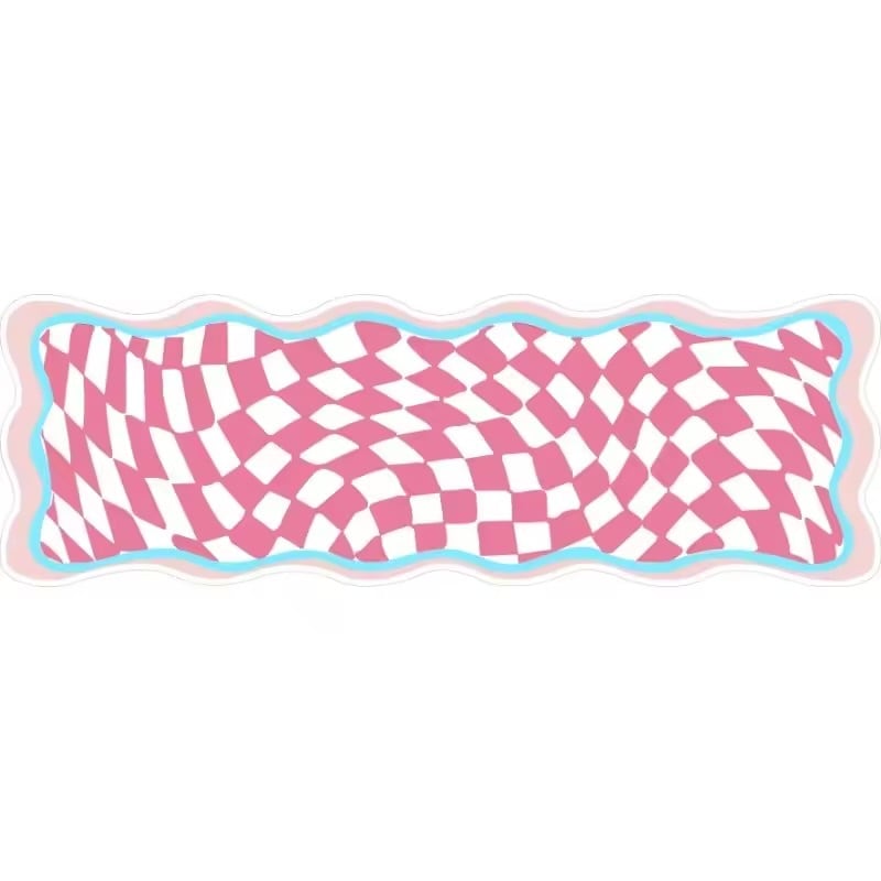 ふわふわピンクフロアマット|選べる6サイズ【他サイズも対応可】 778