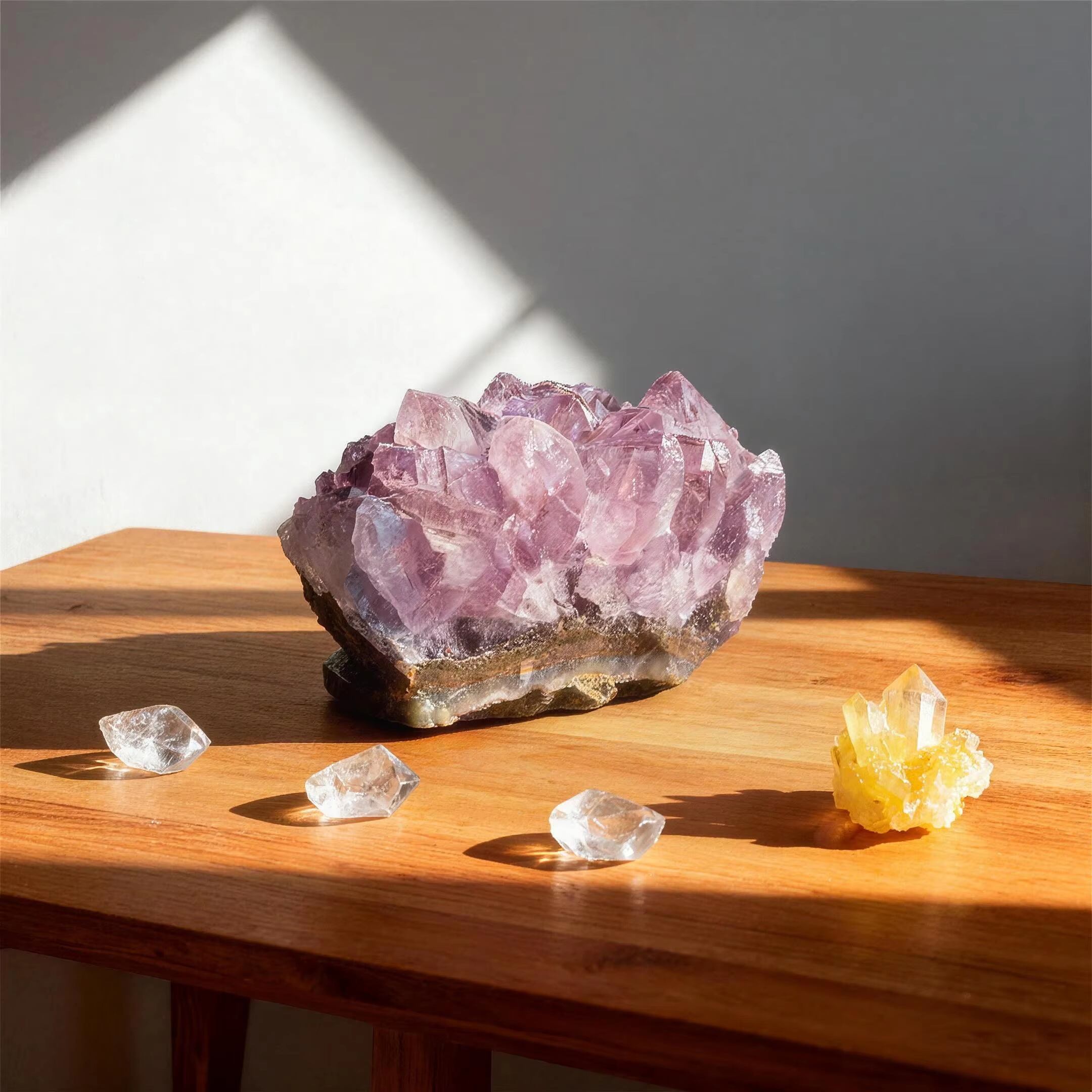【ピンクアメジスト 結晶】原石 天然石 置物 150g インテリア小物 【ピンクアメジスト 結晶】原石 天然石 置物 150g