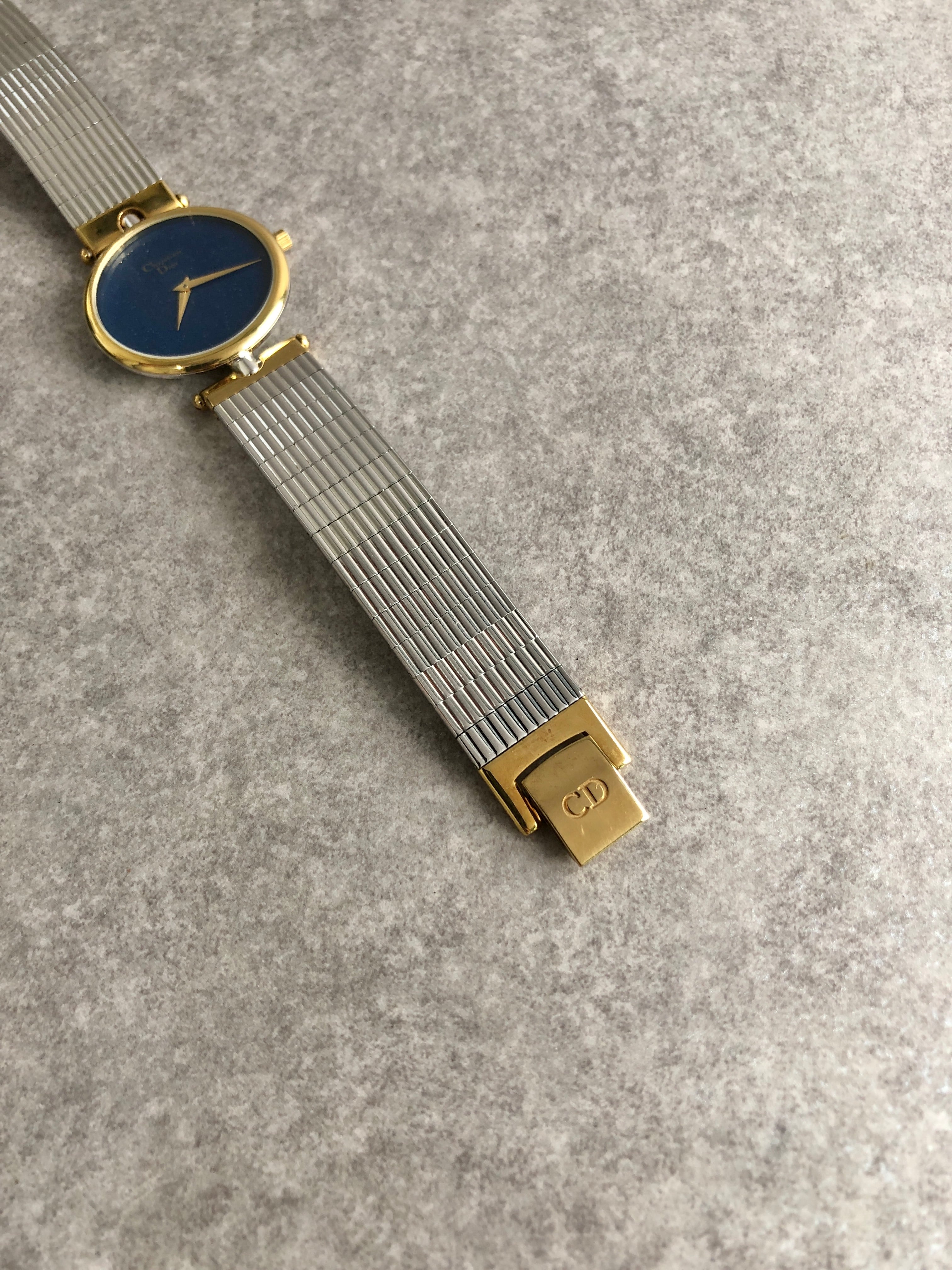 Christian Dior クリスチャン ディオール 腕時計 シルバー×ゴールド