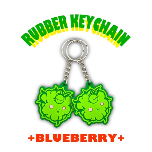 【BLUEBERRY】Rubber keychain