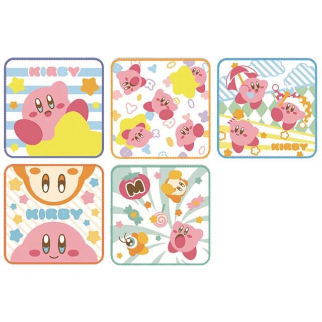 星のカービィミニタオル5枚組(6803007)