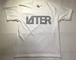 LAITER LOGO Tシャツ　白×グレー