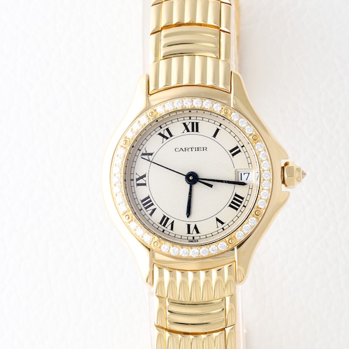 カルティエ パンテール クーガ SM ダイヤモンド ゴールド