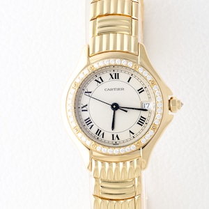 カルティエ パンテール クーガ SM ダイヤモンド ゴールド