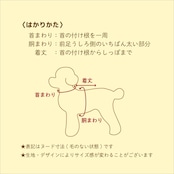 ギンガムチェックリボンハーネス