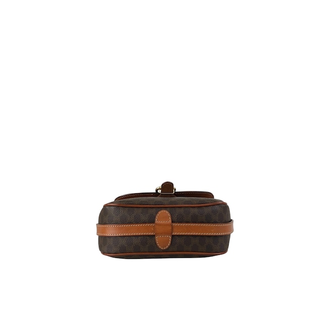 CELINE セリーヌ ショルダーバッグ ブラウン ホースビット PVC vintage ヴィンテージ オールド 7izj8d