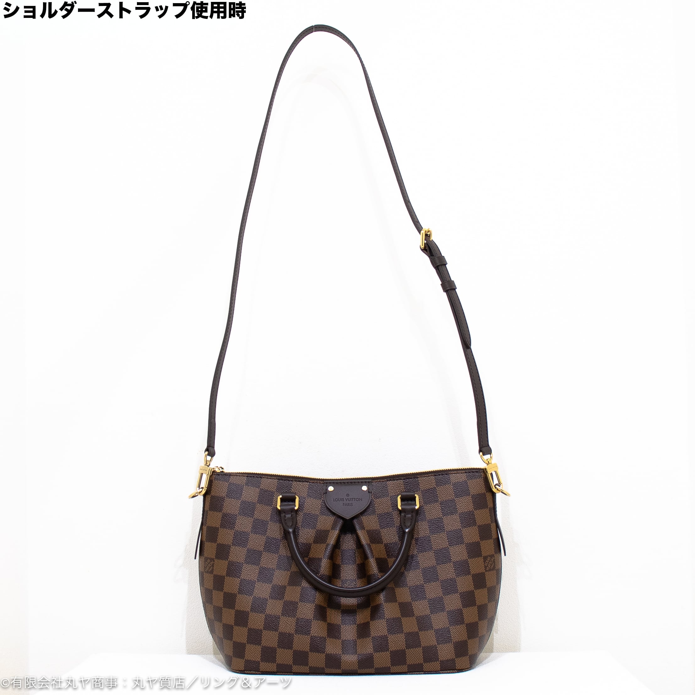 ルイ•ヴィトン:シエナPM/ダミエ•エベヌ/N41545型/LOUIS VUITTON SIENA